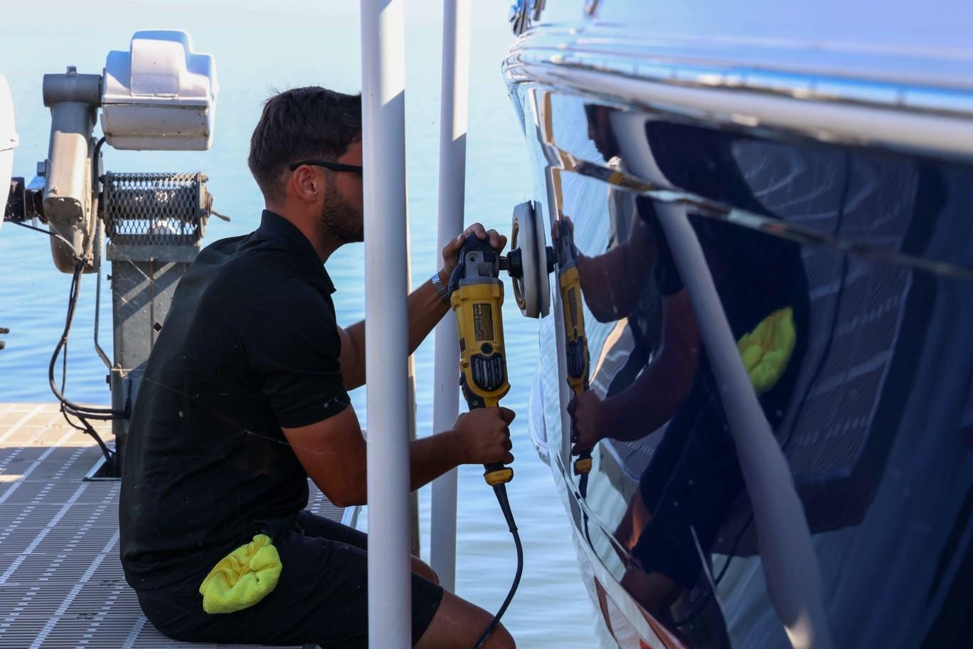 28 foot Chaparral, Stoney Point detailed by All Pro Detailing Group