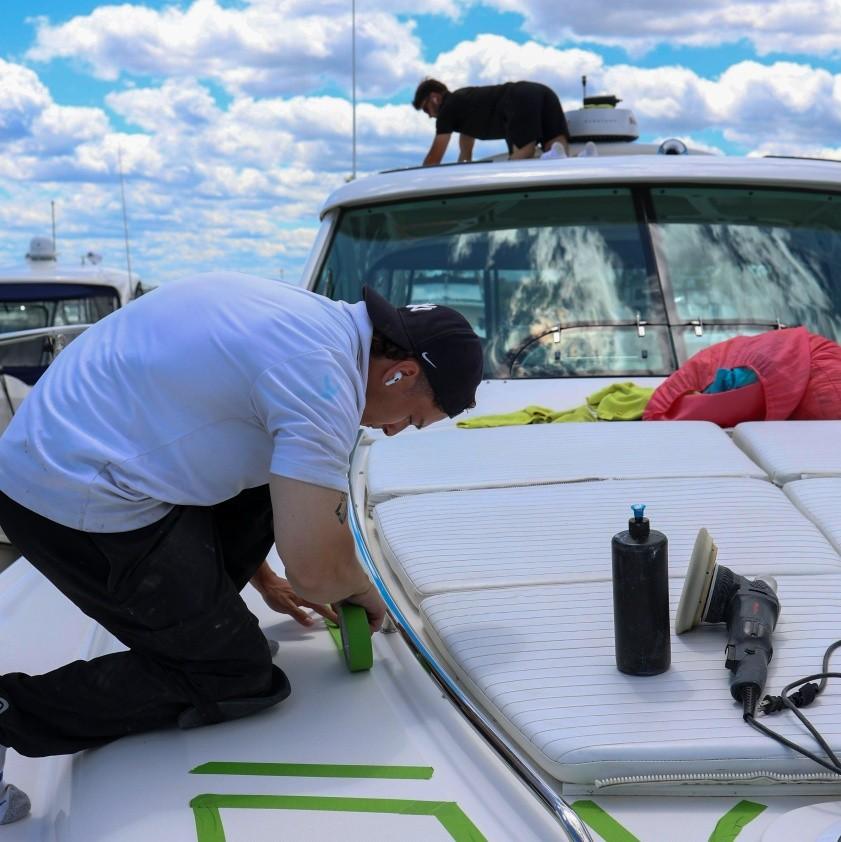 All Pro Detailing boat detailing work 8